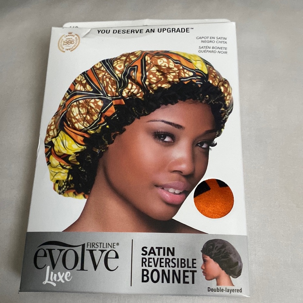 💜Firstline EVOLVE LUXE SAHARA SATIN
REVERSABLE BONNET